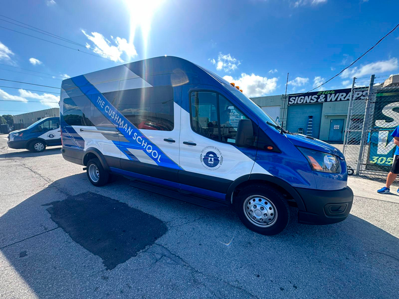 School Van Full Wrap