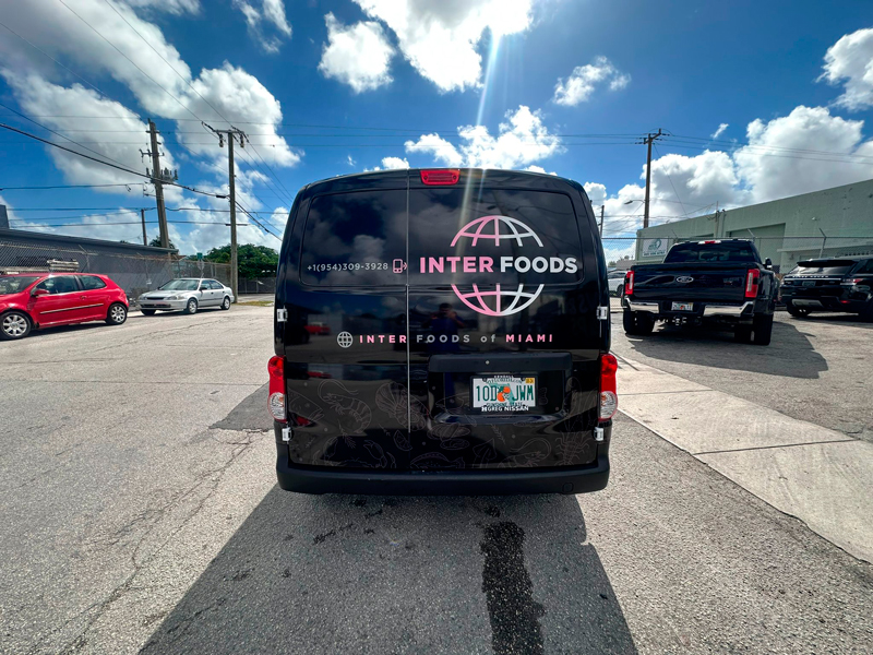 Interfoods NV200 Van Full Wrap