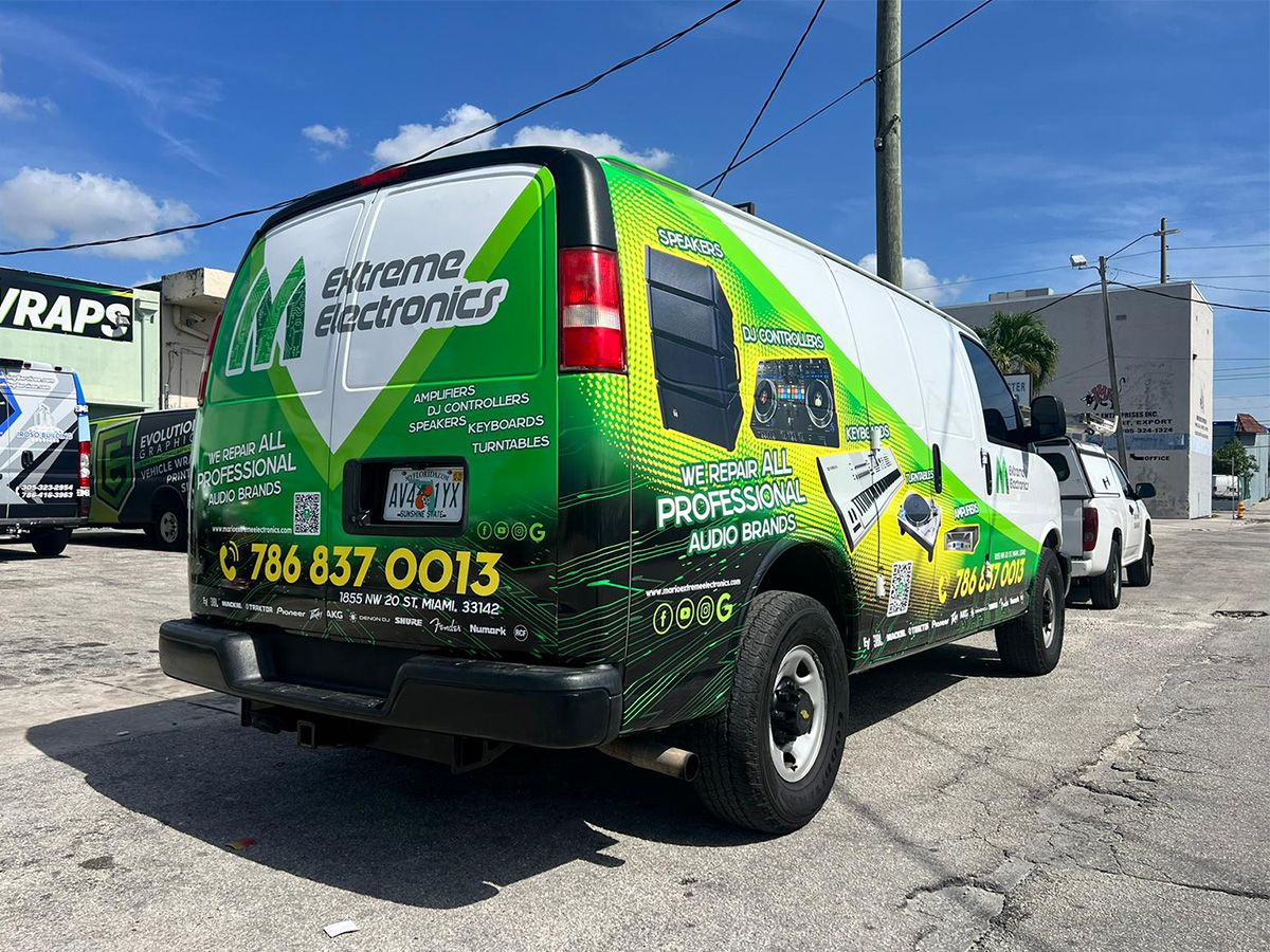 Cargo Van Partial Wrap