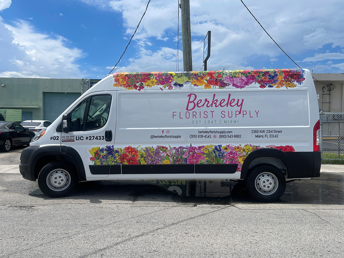Dodge Van Partial Wrap