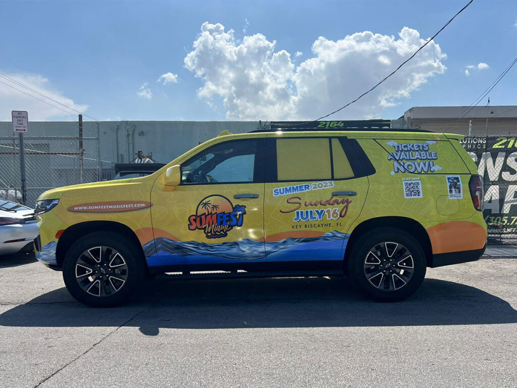 Sunfest SUV Full Color Wrapping