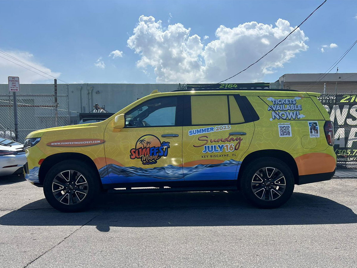 Sunfest SUV Full Color Wrapping